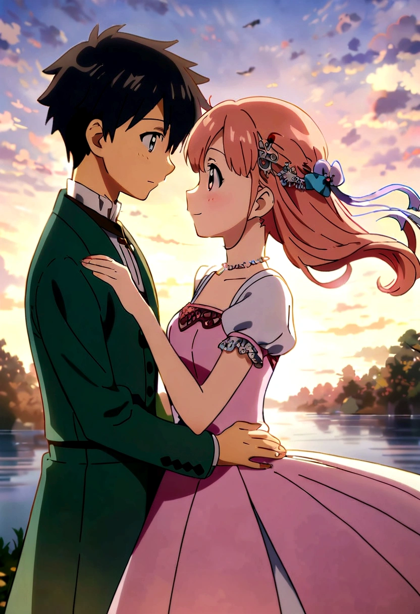 A cute anime couple, Anime Art