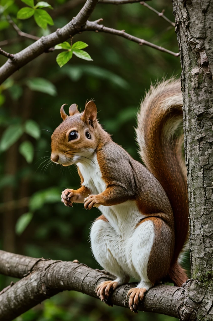 squirrel sad mood cartoon