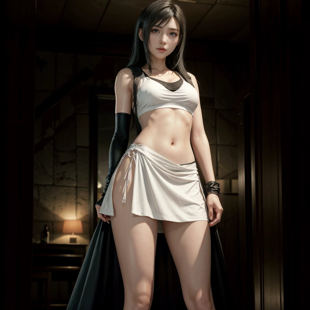 Tifa lockhart, black dress