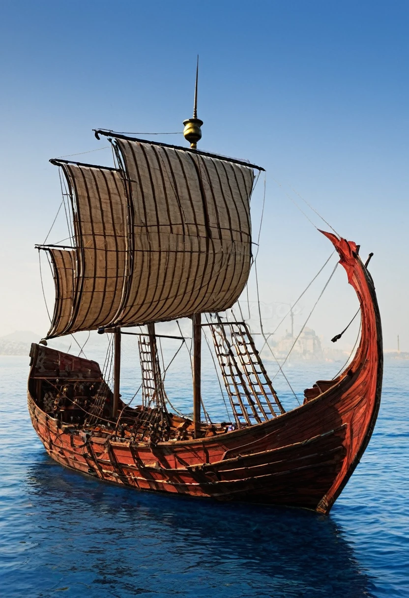 turkish war boat from the middle ages