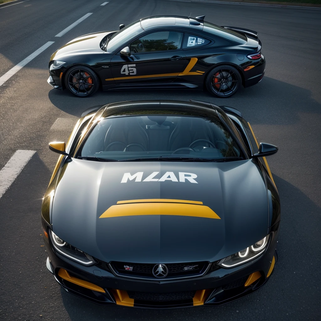 Logotipo relacionado a carros escrito MPcar