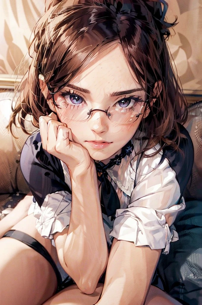 NSFW:1.5,masterpiece, 最high quality, high quality, High resolution, high quality texture, high quality shadows, High resolution, Beautiful details, Detailed CG, Detailed Texture, Realistic representation of face, Realistic, colorful, delicate, Cinematic Light, Side light, Lens flare, Ray Tracing, sharp concentrated, (1 Girl,concentrated:1.3), ( Intricate details, compensate, PureErosFaceV1:0.5), (細部まで美しいdelicateな顔, 緻密で美しいdelicateな瞳, Perfect Facial Proportions, Dense skin, Optimal ratio of four fingers to one thumb, Arms under chest, medium breasts, Wide Hips, Smooth upper abdomen, Tilt,middle hair ,wavy hair , blush ,30 years old,Blue Eyes,Study,Glasses, white blouse ,Tight Skirt,black stockings, garter belt,high heels,desk, secretary ,adultery,house wife, ecstasy face,