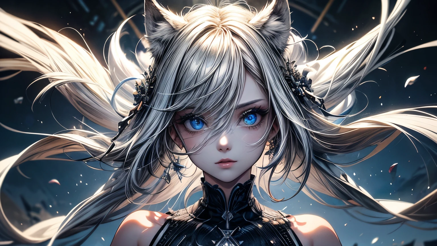 Model shooting style, (Extremely detailed CG Unity 8K wallpaper),cyberpunk characters [Foggy Snow Mountain Landscape，Snow Mountain] Immerse yourself in the beautiful aurora，Living in the clouds of the starry sky，Behind the clouds，（Double contact：1.3），(The transparent and ethereal face of the girl blends into the aurora，Snow Mountain superimposes multiple elements and integrates the picture，photography：Brandon Woelfelmist，surreal dreamscape，Gray vibe，Rainy Day，That&#39;s it，Right of use，HDR，Surrealist art fantasy style，Epic digital fantasy art style，Beautiful sci-fi art, Sci-fi digital art illustration,Sci-fi digital painting, futuristic digital painting, futuristic concept art, Sci-fi Snow Mountain landscape front, Sci-fi digital art, Dreamy transparent ethereal girl portrait