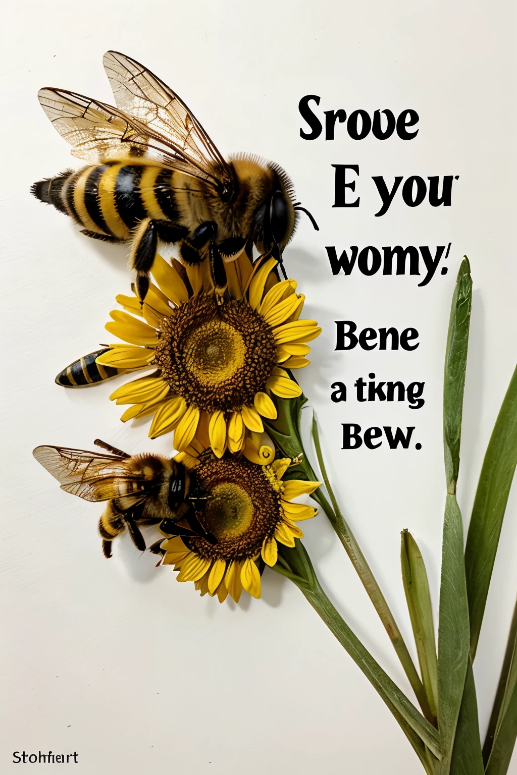 Image for lettering with an apiary and bees
