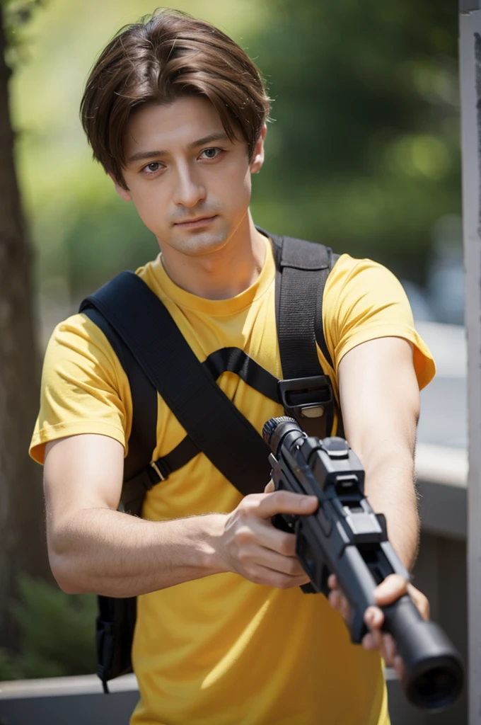 Zelensky with a gun