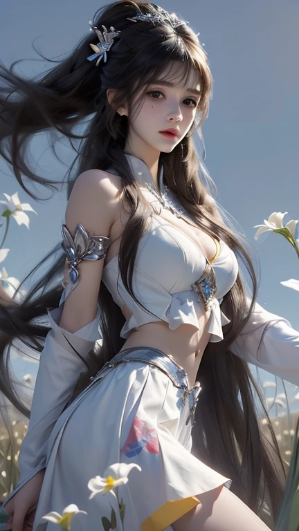 masterpiece,best quality,High target质量,High target清晰度,High target质量的纹理,High target质量的阴影,High target细节,Beautiful details,Fine details,Extremely detailed CG,Detailed texture,lifelike的面部表现,lifelike的,Colorful,Beautifully,Clear focus,(Intricate details,Pure face_v1:0.5),(细节美Beautifully脸,(细节美Beautifully眼睛),perfect比例的脸,High targetSkin details,Skin details,best ratio of four fingers and one thumb,emaciated:1.3),1 girl,17 years old,High target,(光滑的Abdominal muscles:1.55),(Abdominal muscles:0.5),beautiful,perfect,High target,((Bare shoulders)), ((The skirt is very short)), (Long legs),(Straight Legs),(Thin waist),((White skin)),White skin,((White skin)),(Emma Watson),(((Full and soft breasts,)))(((Large Breasts))) (((Cleavage))),,((bule)),Light Blonde Hair,Standing,Looking at the audience,whole body,Portrait of cute blonde girl,((Standing in the wheat field,look into the distance)),bloom,Orange Fog,Sporty,A strand of hair,lifelike,High target品质渲染,Amazing Art,High target品质,film texture,Fuji XT3,Dream