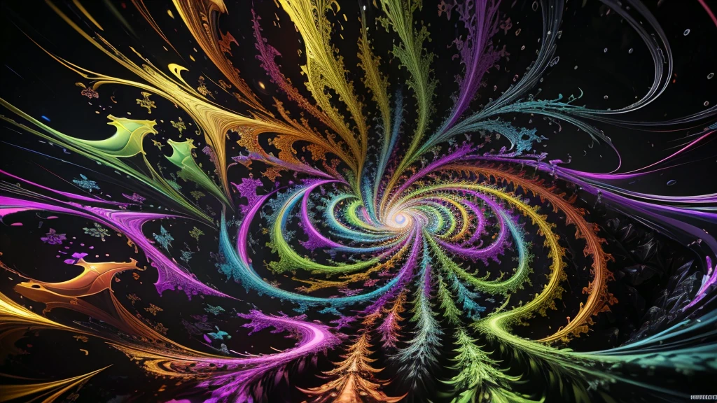 multicolored dynamic abstract liquid flow particles turbulence, ((mandelbrot fractals)), ((psychedelic patterns)), Cinema 4D, fully dynamic motion design, X-Particles, Dynamics FX, bend and shatter reality for amazing visual effects production, cinematic, realistic, uhd, hdr, 8k,