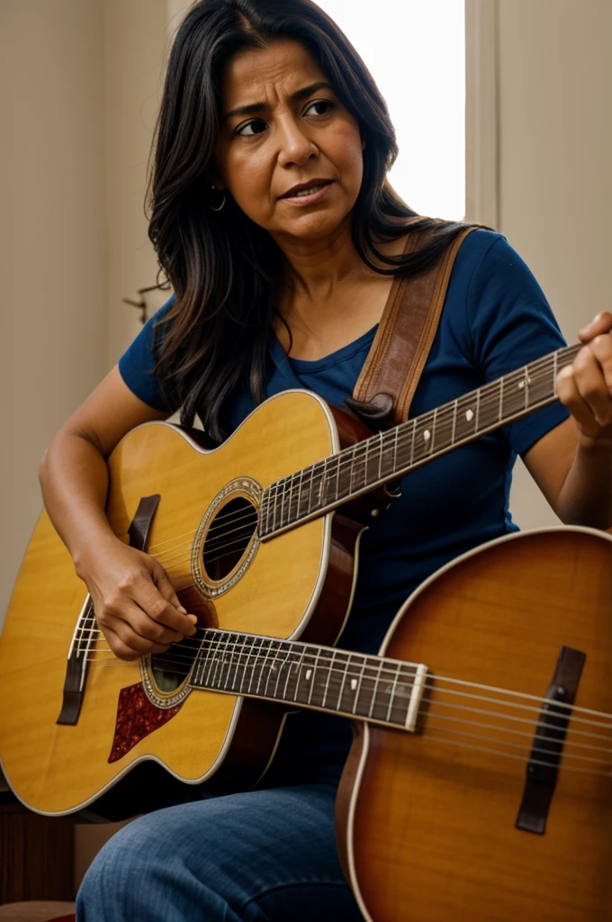 Mujer tocando su cuca