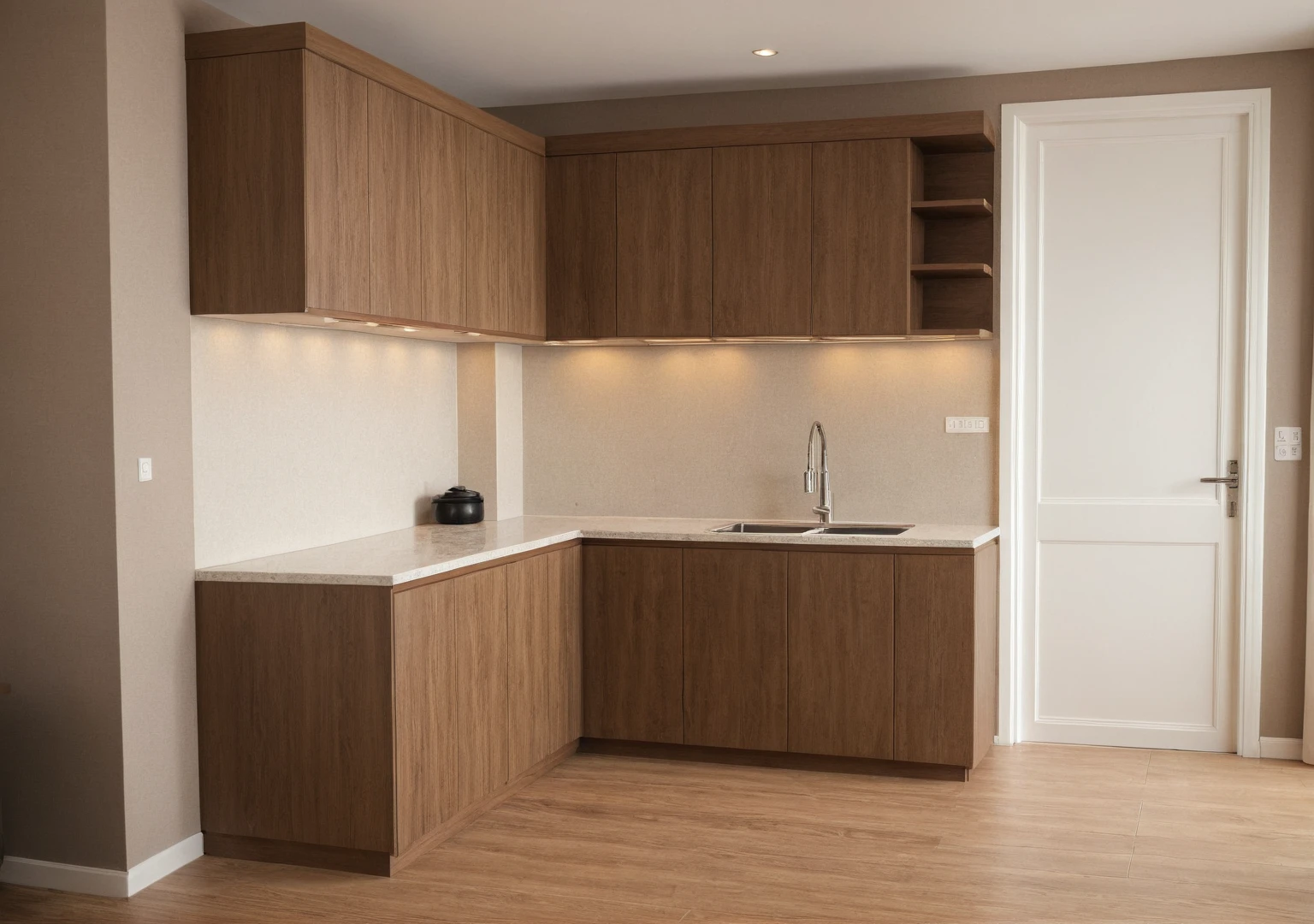 Raw photo,Masterpiece, high quality, best quality, authentic, super detail,
indoors, interior ,aiaigroup, ,kitchen room, kitchen cabinet, modern style, daylight