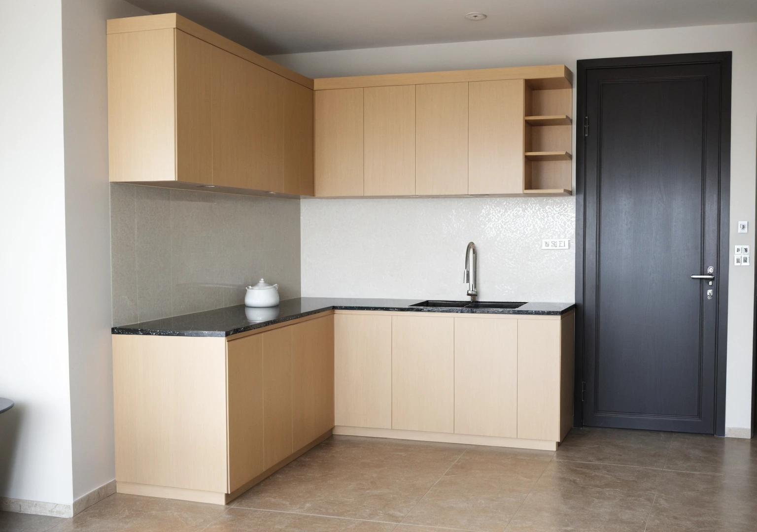 Raw photo,Masterpiece, high quality, best quality, authentic, super detail,
indoors, interior ,aiaigroup, ,kitchen room, kitchen cabinet, modern style, daylight