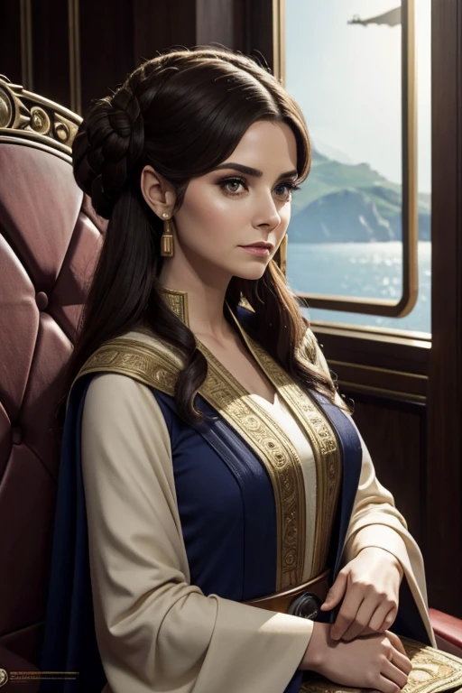 una senadora de naboo identica a Sara Bolger en star wars en el senado