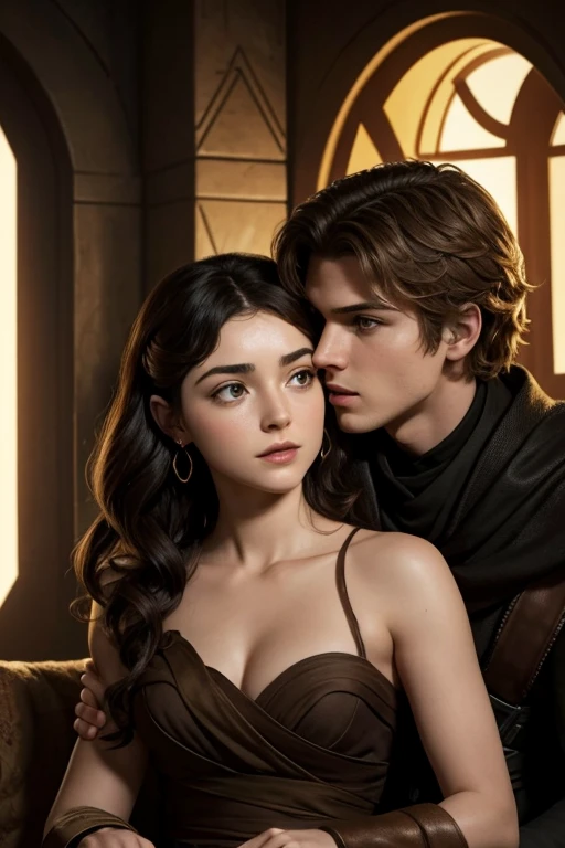 Dalia Admidala, identica a la actriz Sarah Bolger con Anakin Skywalker como pareja