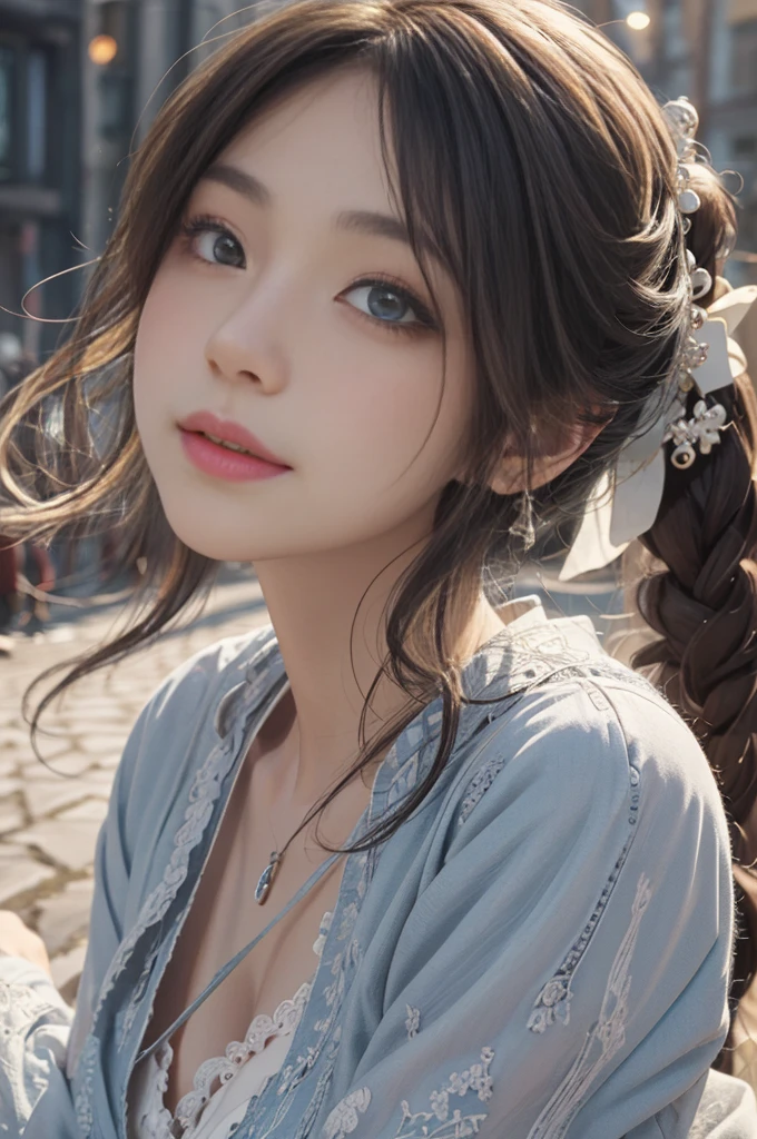 Hikino Angle、Highest quality, Highest quality, High quality illustrations, masterpiece, Ultra-high resolution, Detailed Background, Detailed Background, goddess、Happy, Joyful, Very exquisite beautiful face and eyes