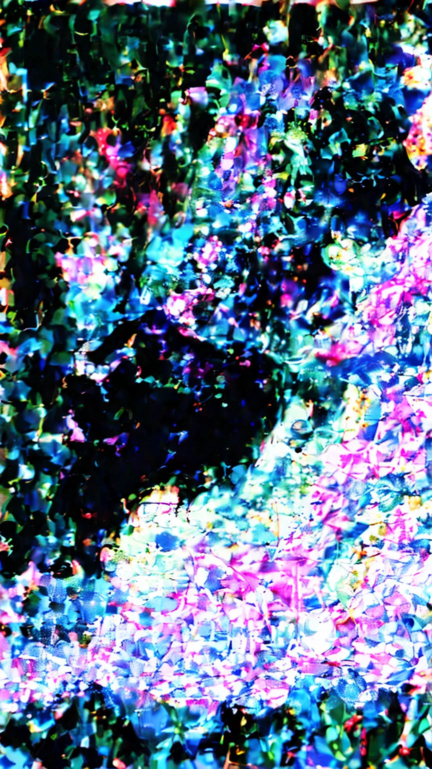 (woman\(A crumbling angel halo is on my head, 18-year-old, Long white hair, Grey Eyes, Dressed in black, White skin, Sad expression、Four wings grow from the waist,Standing still。,An ennui look\) Gazing somewhere far away), (Smoke swirling around the body), Blue Night Forest,Beautiful grey sky, Dark atmosphere, A desaturated world shrouded in mist, (Pale-white smoke containing stars fills the air.), There is a fantastically shining moon and white stars in the sky, The background is a fantastical space painted black with acrylic gouache., break ,quality\(8k,非常に精細なCGユニットのwallpaper, masterpiece,High resolution,top-quality,top-quality real texture skin,Surreal,Increase the resolution,RAW Photos,最高quality,Very detailed,wallpaper,Cinema Lighting,Ray-tracing,Golden Ratio\),Long Shot,Overall, it looks ephemeral.,The depiction range is from the waist up,Dark night sky,qualityの高い顔の描写,High-resolution facial depiction,ephemeral,Praying hands