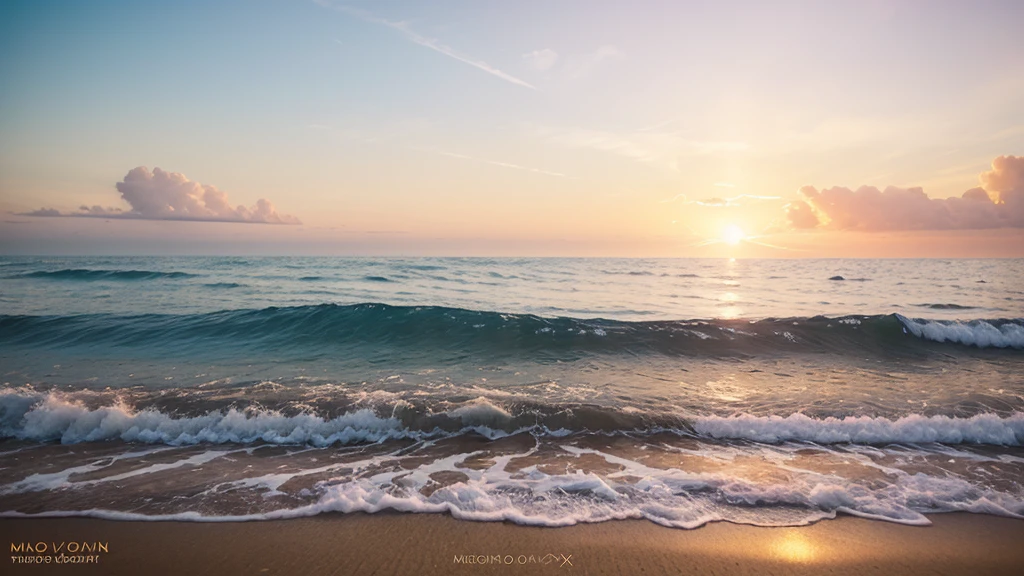 A serene and inspiring cover that captures the essence of faith and tranquility. The background features a calm ocean at sunset, with warm hues of orange, pink, and purple blending harmoniously. In the foreground, a silhouette of a person standing on the shore, arms raised towards the sky in a gesture of worship and surrender. Soft light rays emanate from above, adding a divine touch. The text "Kemuel - Oceanos (Trix & Flix Feat. Shaggy - Like a Superstar Remix)" is elegantly placed at the top, using a gentle, flowing font to convey a sense of peace and reverence. The overall design should evoke a feeling of spiritual connection and uplifting energy.