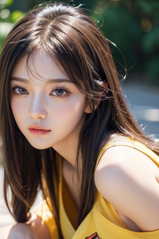 (masterpiece, high quality, lifelike, Ultra realistic, Remarkably high quality, photorealistic:1.5), Anime Girl minimalist logo design bright colors, high quality, extreme quality, super detailed