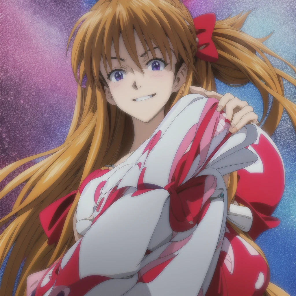 Super detailed, masterpiece, Highest quality, Love Letter, throw,smile,blush (Asuka Soryu Langley)