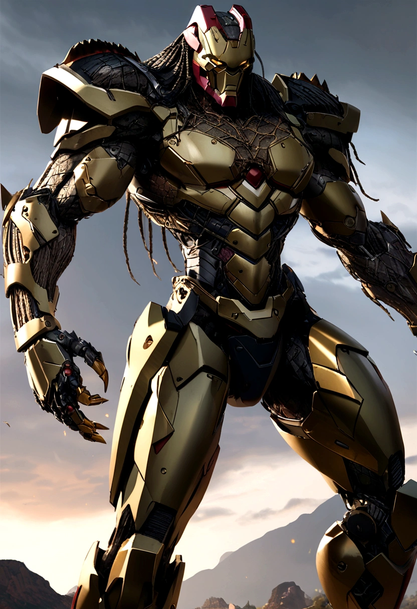 Iron man fusion with predator