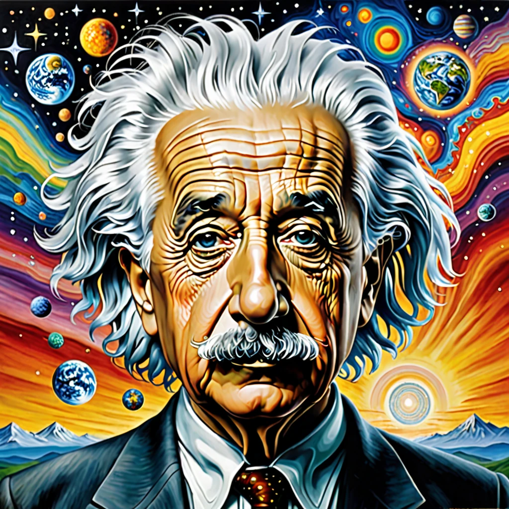 arte surrealismo Albert Einstein 