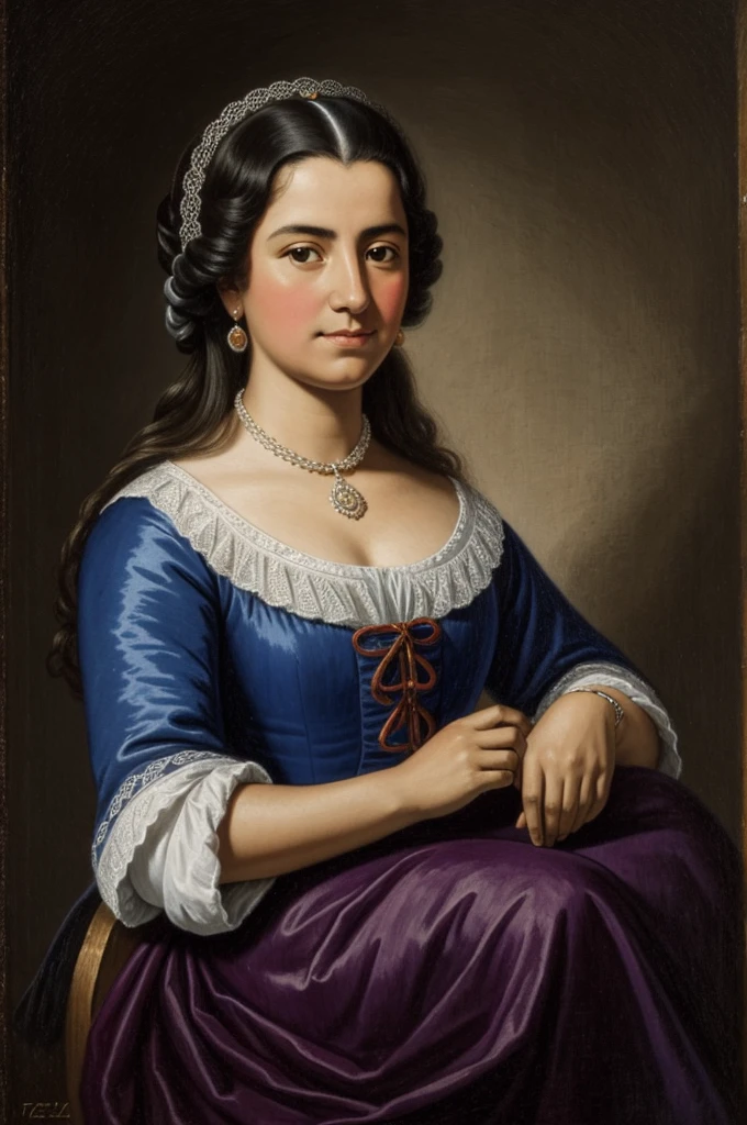 Retrato Rafaela Cresanta Lozada, de Huejotzingo Puebla nacida en 1754