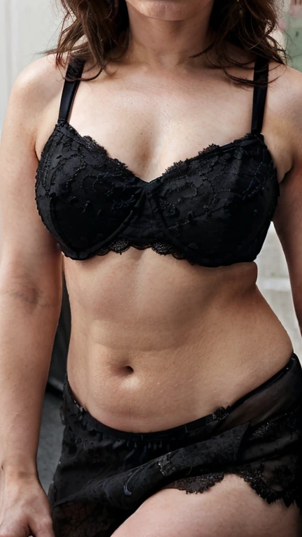 Close up belly shot,T4mm,body bustshot,sexy busty milf,Masterpiece,half body close up of a average size woman in a sexy ((black micro padded bra and lace panty)) ,very seductive pose, close body shot, stylish pose, sexy girl, beautiful pose, sexy pose, very sexy pose, gorgeous lady, chest up bust shot,(( 33 year old)),tall body, long midriff,cleavage