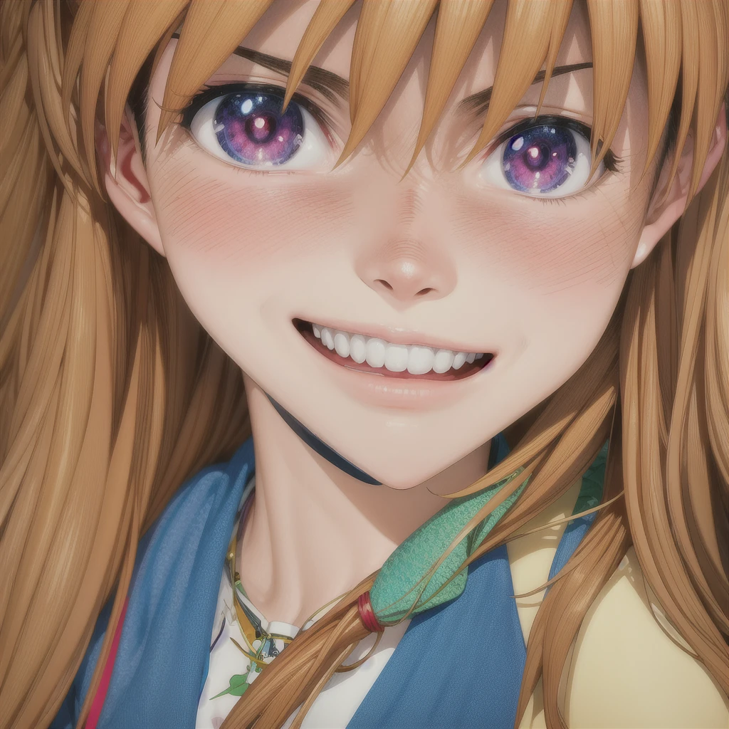 Super detailed, masterpiece, Highest quality,smile,blush (Asuka Soryu Langley)