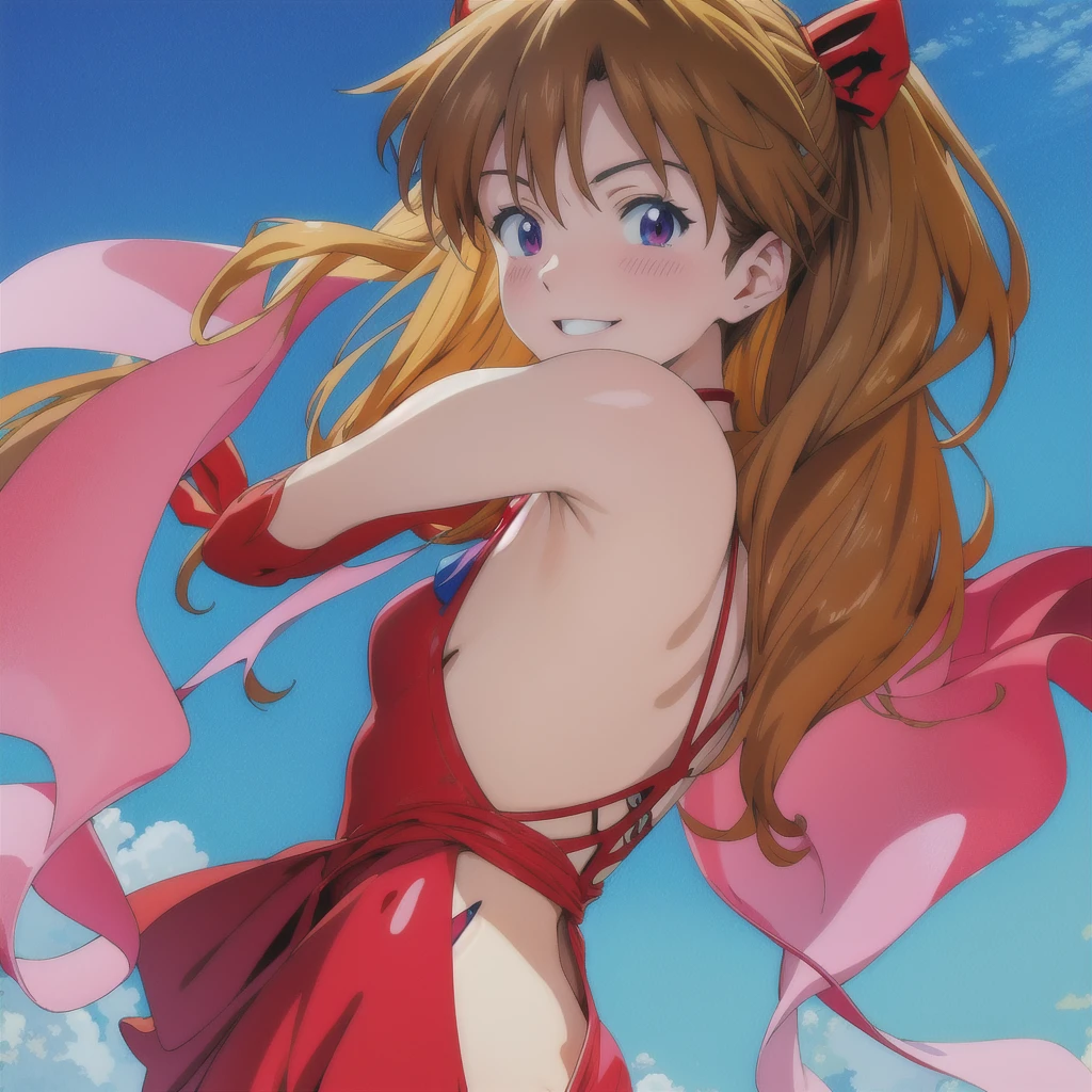 Super detailed, masterpiece, Highest quality,smile,blush (Asuka Soryu Langley)