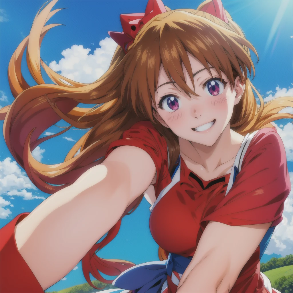 Super detailed, masterpiece, Highest quality,smile,blush (Asuka Soryu Langley)