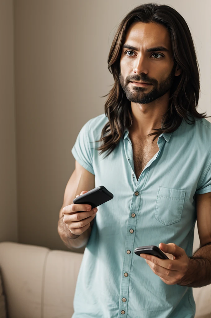An image of a cell phone receiving a call from Jesus