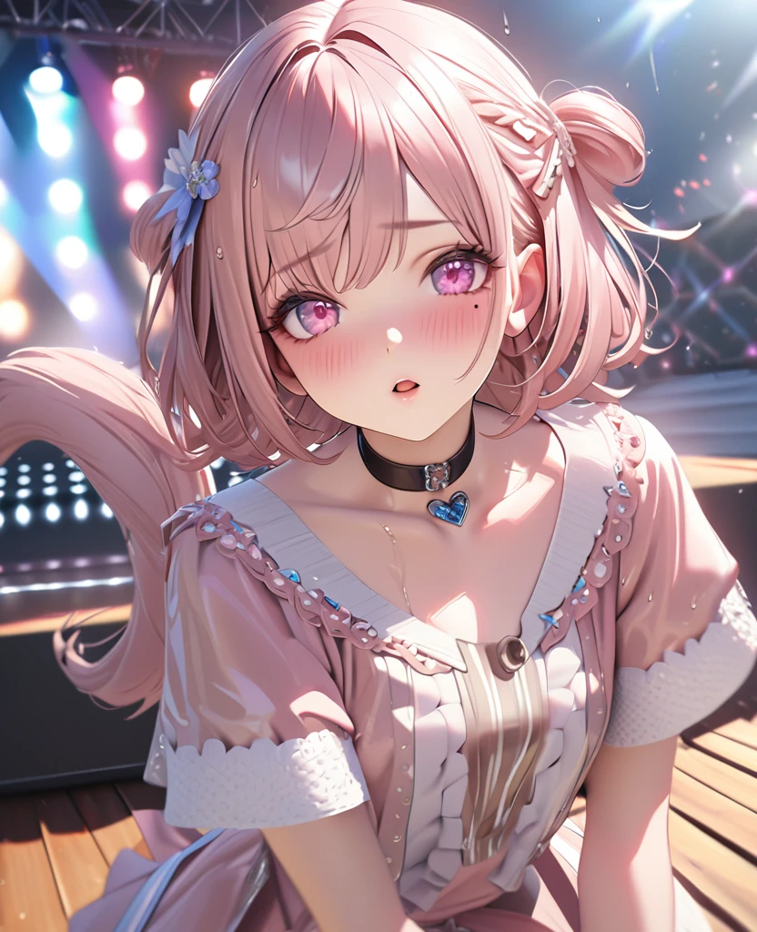 Absurd, Super detailedな,(In 8K:1.3),Masseter muscle area,(masterpiece:1.2)、(Highest quality)、4K、Super detailed、(Movement Structure:1.4)、(Shining Lights、Atmosphere lighting), High resolution, Best Quality、(One girl:1.4),Super detailedな,Bright colors、Treebreak Production Art、(Warm color light source:1.2),High-level image quality、Fine image quality、Intricate details,Volumetric Lighting,Realism BREAK、Profile、 Idol face、15 years old、Very beautiful face and eyes, Beautiful images、natural make up、big eyes、
(Baby Face:1.5)、(Big Tits)、(Breast bag)、(glossy skin :1.5)、nice butt、Plump thighs、
back shot、(Ass:1.3)、(leaning forward:1.1)、
(white background:1.5) 、
( pink hair、short hair),
(Delicate and detailed,Pink、Good, panties:1.5)、
(shy,open mouth)、