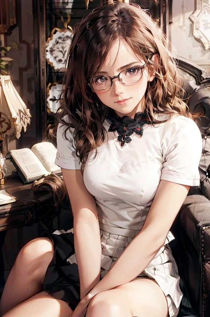 NSFW:1.5,masterpiece, 最high quality, high quality, High resolution, high quality texture, high quality shadows, High resolution, Beautiful details, Detailed CG, Detailed Texture, Realistic representation of face, Realistic, colorful, delicate, Cinematic Light, Side light, Lens flare, Ray Tracing, sharp concentrated, (1 Girl,concentrated:1.3), ( Intricate details, compensate, PureErosFaceV1:0.5), (細部まで美しいdelicateな顔, 緻密で美しいdelicateな瞳, Perfect Facial Proportions, Dense skin, Optimal ratio of four fingers to one thumb, Arms under chest, medium breasts, Wide Hips, Smooth upper abdomen, Tilt,middle hair ,wavy hair , blush ,30 years old,Blue Eyes,Study,Glasses, white blouse ,Tight Skirt,black stockings, garter belt,high heels,desk, secretary ,adultery,house wife, ecstasy face,