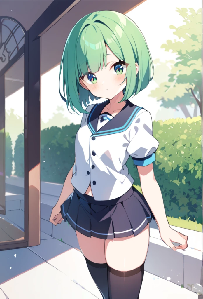 masterpiece, best quality, 1girl, solo,outdoor,
morisawa, see-through,turquoise blue hair,