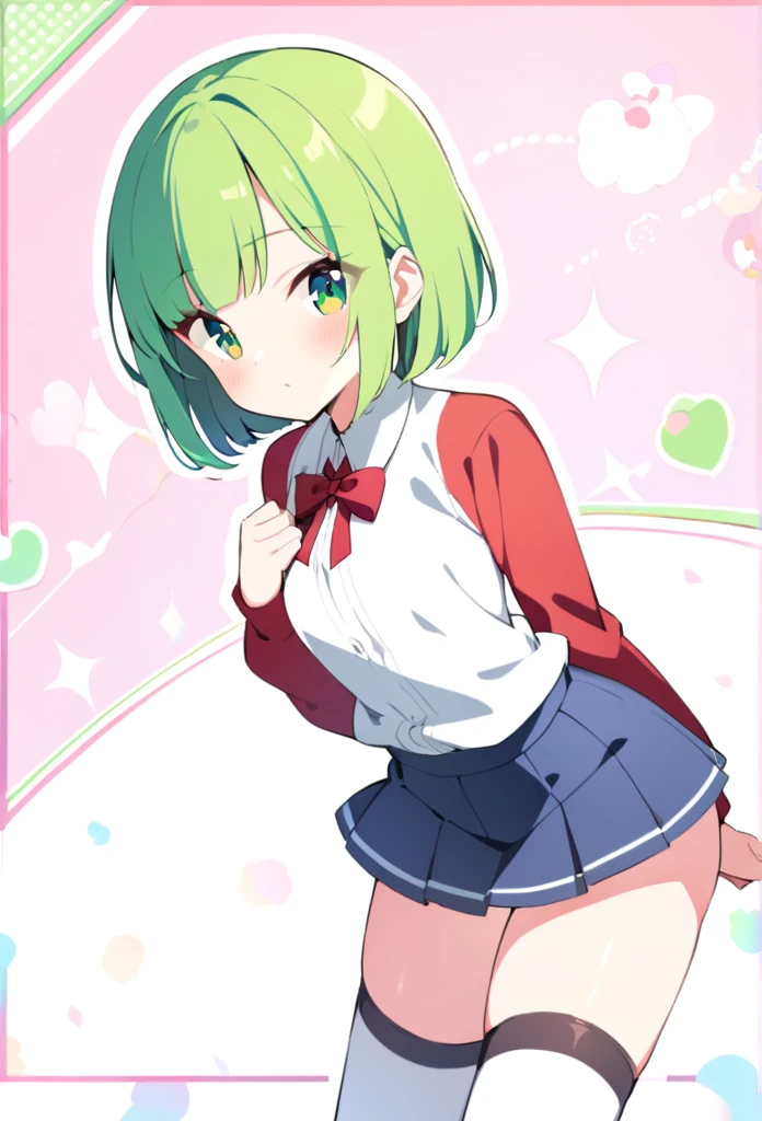 ((A Pretty High School girl with green hair and blue eyes)), ((wearing Sailor suit)), , ((master piece, top-quality, ultra-definition, high resolution)), anime girl, ((ultra-detailed illust:1.2)), only one person, bangs, hair between eye, beautiful hair, Beautiful eyes, Medium breasts, Big smile, opened mouth, cherry trees, schoolyard,no_pants, no_panties,bottomless,[[penis,Testicle]],futanari