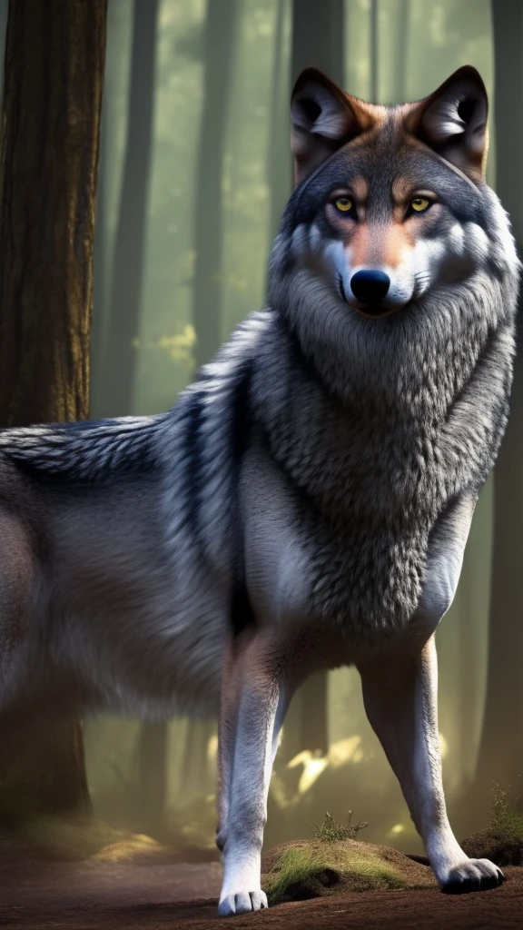 Araffe camouflaged with a gun and a rifle in a building, pronto para o combate, um Guara wolf cyberpunk antropomórfica, tônico um Guara wolf, Anthropomorphic lobe, em Tarkov, wojtek fus, furson, pele hiper realista, mawshot peludo, raposa digital, foto do perfil 1024px, furafinidade peluda, retrato em close .a bandeira estampada no ombro,bandeira do Brasil, imagem realista ,melhor qualidade, excelente qualidade,foto realista,melhor qualidade de um Guara wolf, fardado de roupas camufladas , verdade guerreiro.camuflado, Guara wolf, totalmente realista,8K