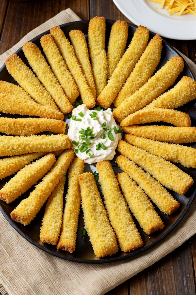 Crispy cheese fingers