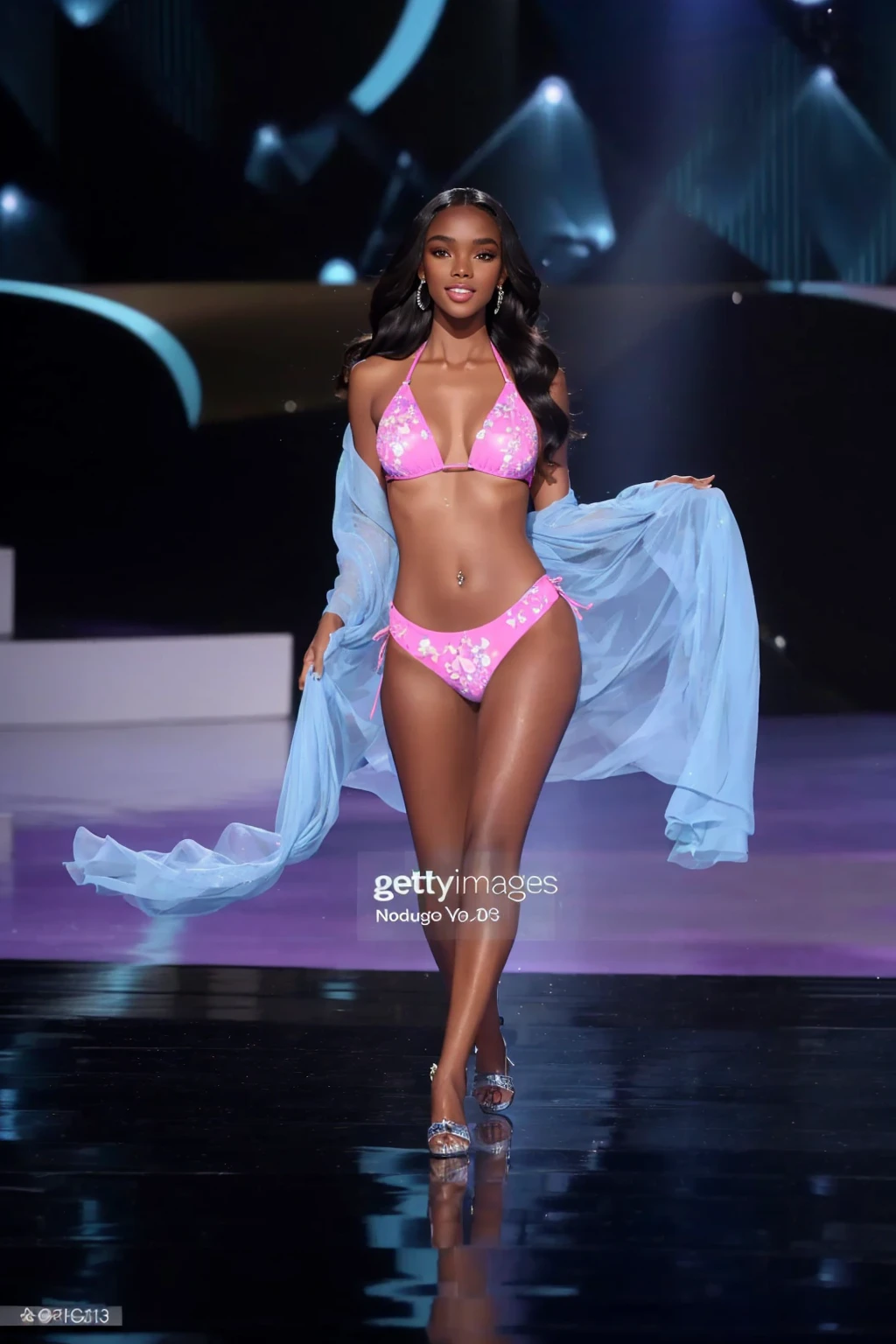 a model walks the runway during the Miss Universo 2013 pageant at the mgm casino on november 29, 2013 en, bikini model, Maria Borges, Miss Universo, victoria's secret model, brazilian supermodel, swimsuit model, hermosa figura, 2 4  old female model, en la pista, Hermosa modelo, wearing two piece swimsuit