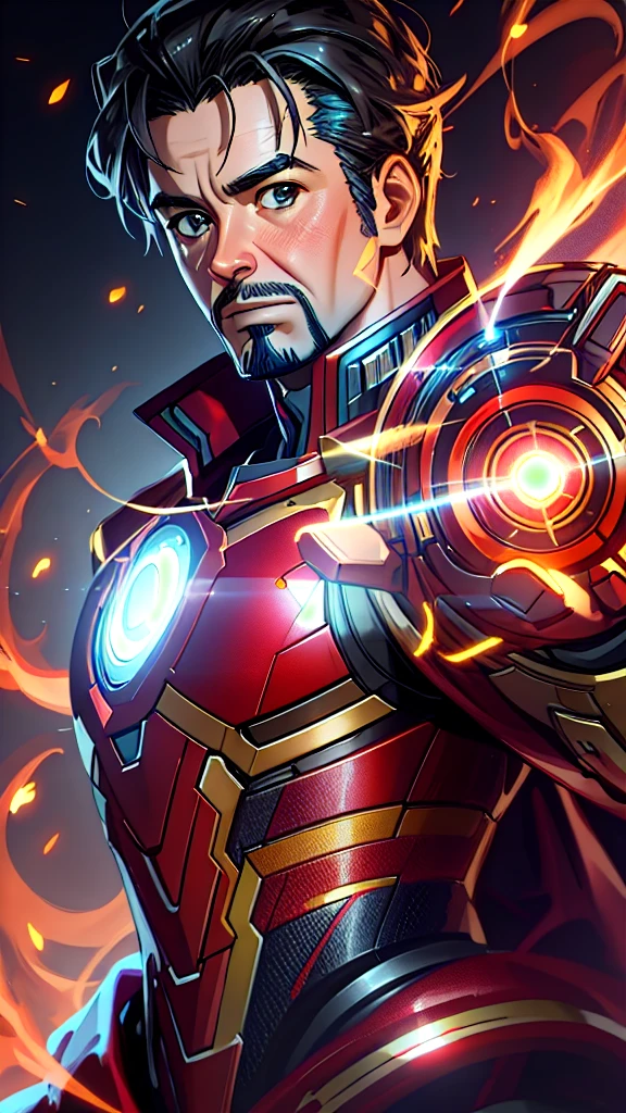 avengers war is coming to the iphone and it's not going to happen, portrait of iron man, extremely detailed artgerm, wojtek fus, trending on artstation hd, trending on artstation 4k, concept art of tony stark, trending on artstation hq, tony stark, trending on artstation:3, iconic character splash art