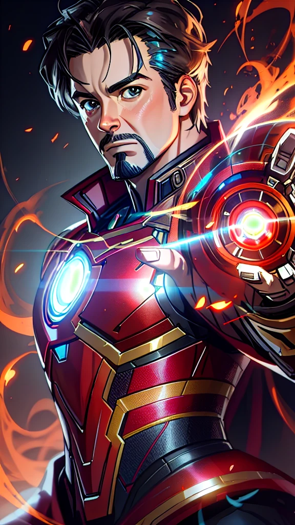 avengers war is coming to the iphone and it's not going to happen, portrait of iron man, extremely detailed artgerm, wojtek fus, trending on artstation hd, trending on artstation 4k, concept art of tony stark, trending on artstation hq, tony stark, trending on artstation:3, iconic character splash art