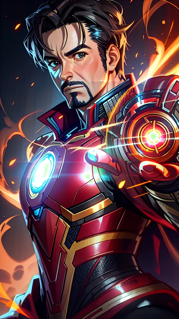 avengers war is coming to the iphone and it's not going to happen, portrait of iron man, extremely detailed artgerm, wojtek fus, trending on artstation hd, trending on artstation 4k, concept art of tony stark, trending on artstation hq, tony stark, trending on artstation:3, iconic character splash art