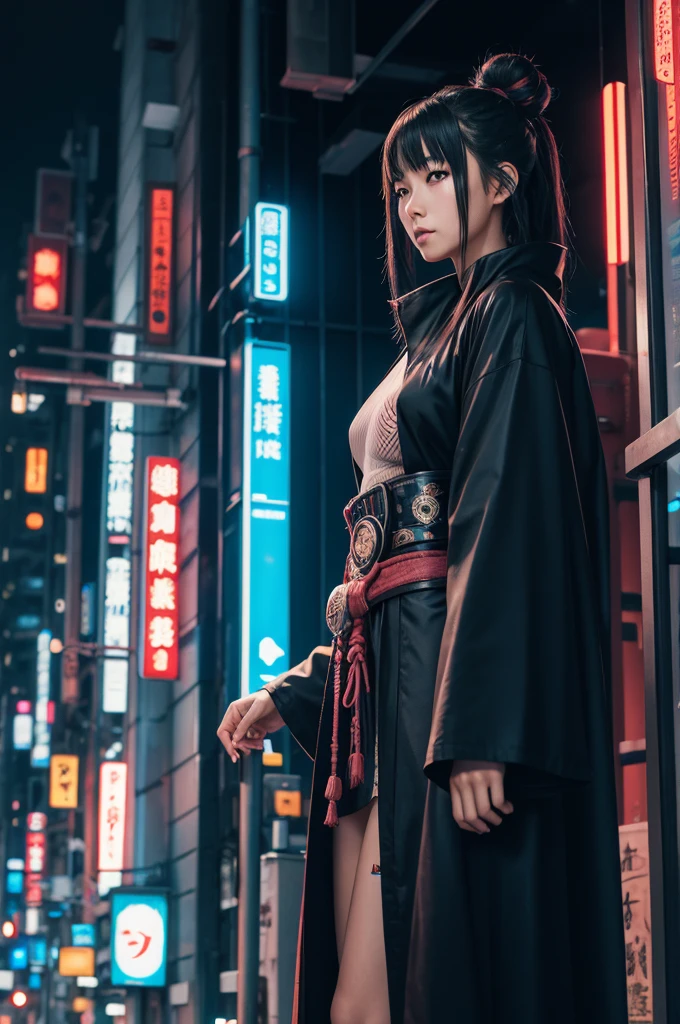 Cyberpunk Japanese Mage 