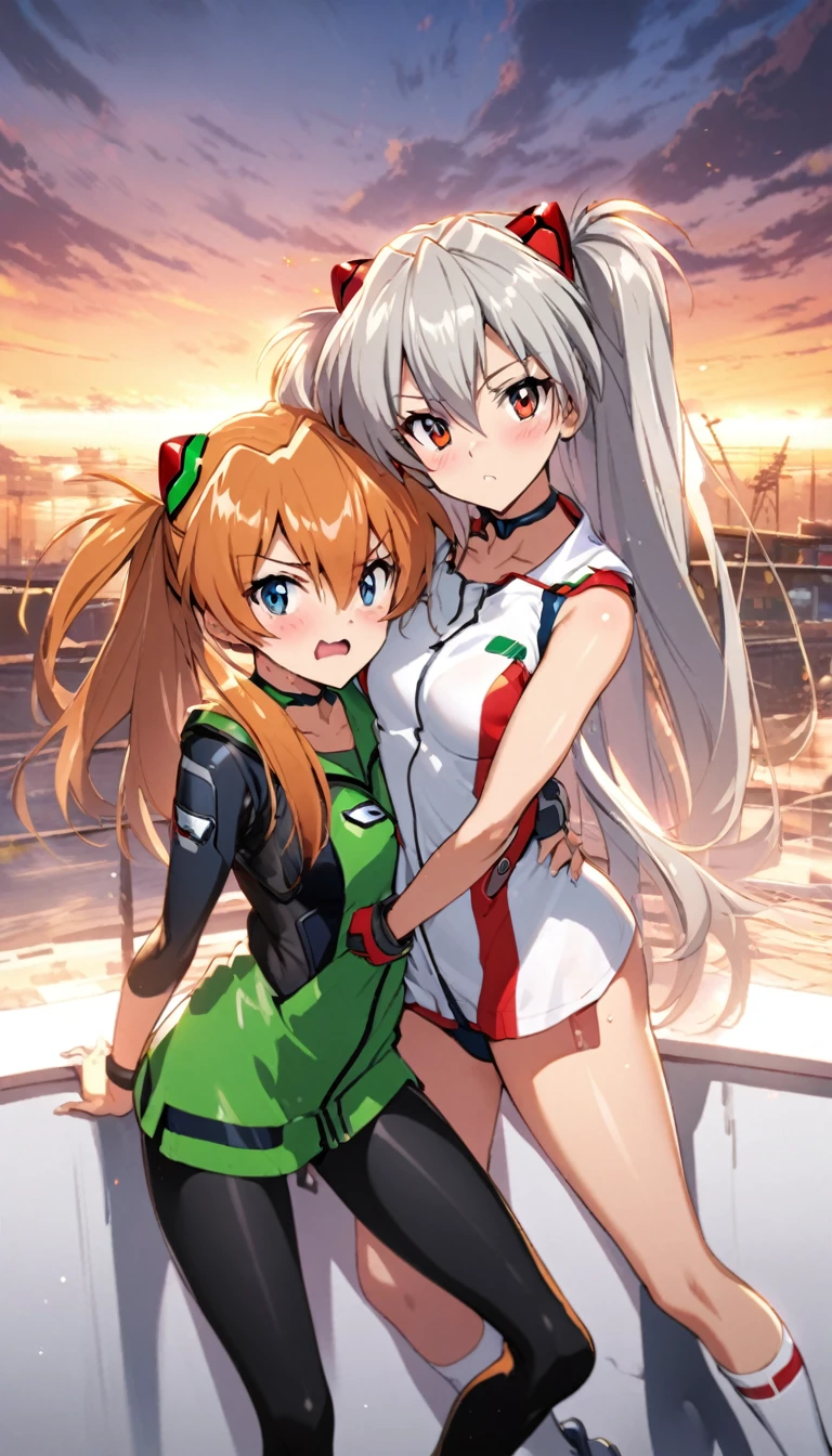 Asuka langley & Rei Ayanami