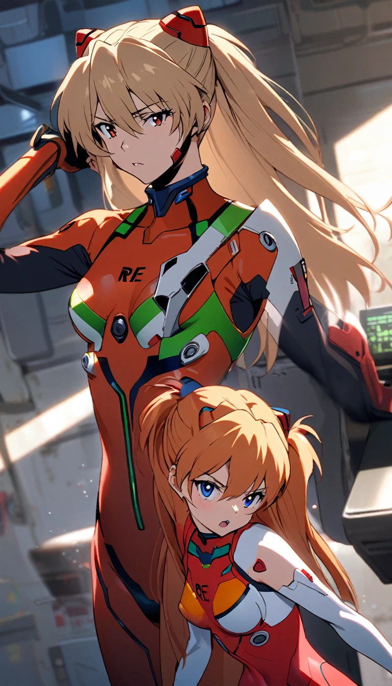 Asuka langley & Rei Ayanami