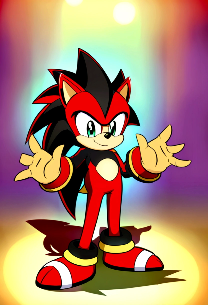 shadow the hedgehog with big rear anime style *