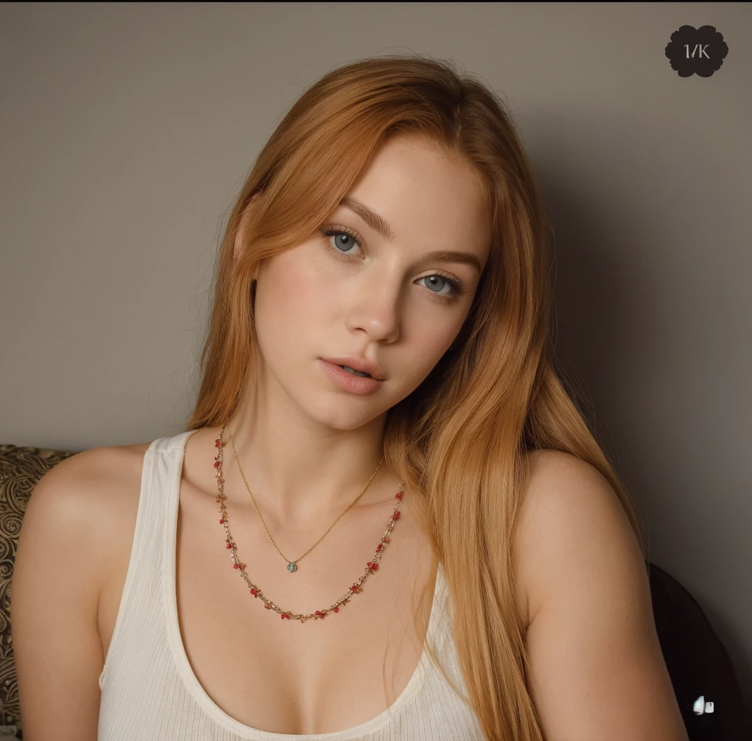 (((Masterpiece))), 25-year-old Caucasian French girl with shoulder-length messy red hair, adorned with , blooming hair akin to a royal . Captured in the best quality, this illustration serves as a 4K wallpaper, black top, black leggings,