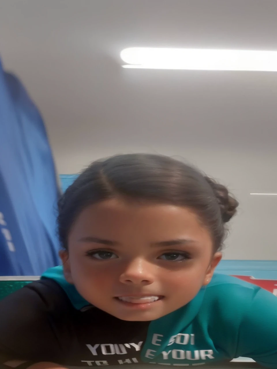 (8K, Raw photo, Best Quality, masutepiece:1.2), (Realistic, Photorealsitic:1.37),1 girl,Beautiful,Powerful, (Solo),A detailed face, Dramatic Angle,
football/soccer Uniforms ,Sports, Look away,Sporty,Wet skin,Sweat,Large breasts,nice legs,soccer Venues,
