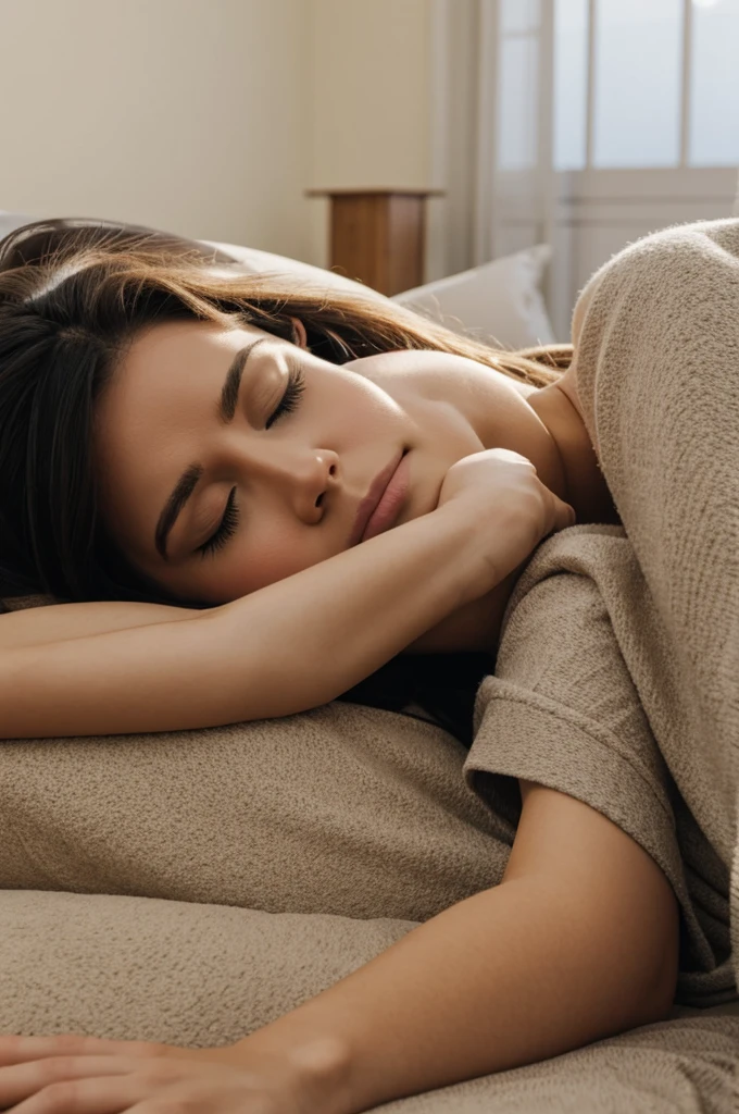 sleeping woman