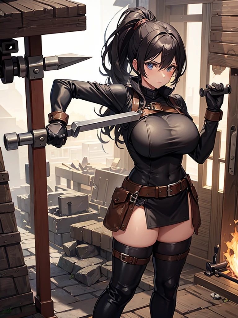 blacksmith with hammer milf