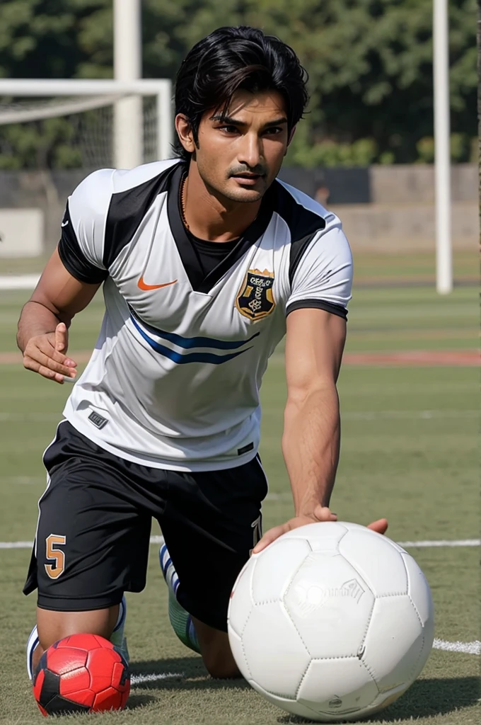 Sushant Singh Rajput play football