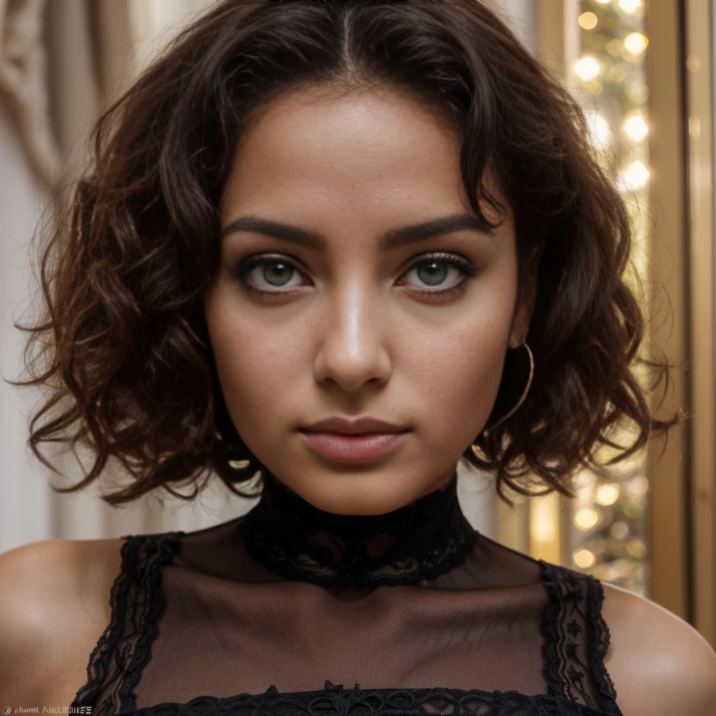 (((young North African girl, 18 ans))), ((seule)), (((cheveux noirs curly hair))), ((cheveux beaux et brillants)), ((cheveux longueurs épaules)), (yeux couleur noisette), (((grands yeux))), ((arabe marocaine)), (((charmante et innocente))), ((curieuse)), (regard mignon), ((longs cils)), ((yeux en amandes)), (square jaw), ((regard intense et chaud)), ((mignonne)), (((eyeliner noir))), ((luscious lips)), ((courbes sexy)), ((jambes douces)), ((fesses rebondis et douces)), ((grande et belle)), ((taille fine)), ((taille mannequin)), (petits seins), (((corps parfait))), (belles mains), (beaux pieds), (grands pieds), (grandes mains), (((sublime))), (best quality), 8k ultra HD, high resolution