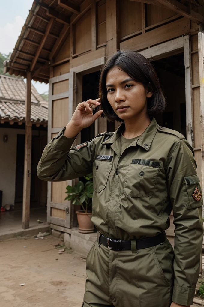 Foto pernikahan tentara